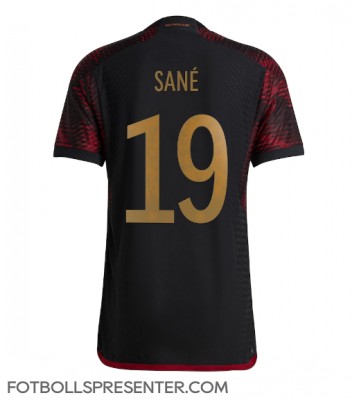 Tyskland Leroy Sane #19 Borta Matchtröja VM 2022 Kortärmad